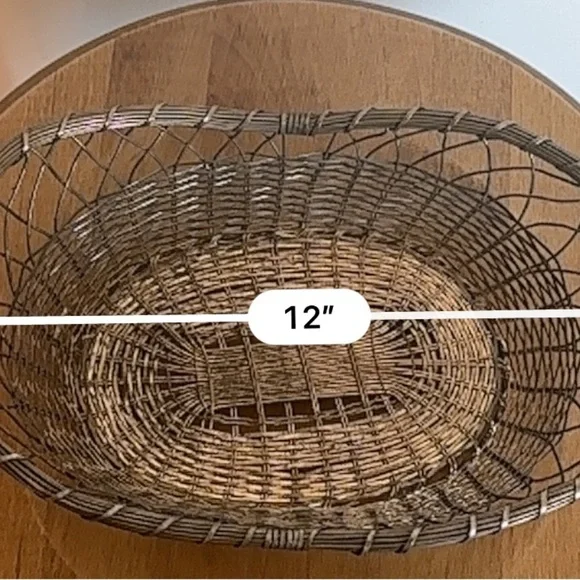 Vintage Silver Plated French Baguette  Basket Dinner Rolls Buns Woven Patina - Picture 10 of 12